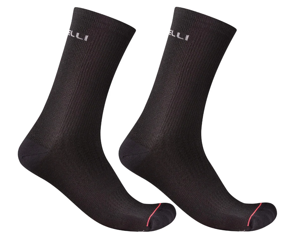 Castelli Bandito 2 Merino 18 Socks (Black) (L/XL)